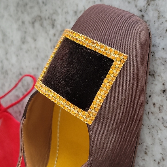 Rene Caovilla slingback shoes in 39 - Picture 4 of 8